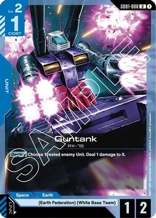 Guntank (GD01-008) - Newtype Rising