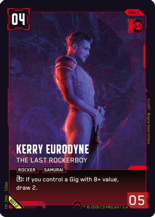 Kerry Eurodyne - The Last Rockerboy (B012) - Welcome to Night City Beta