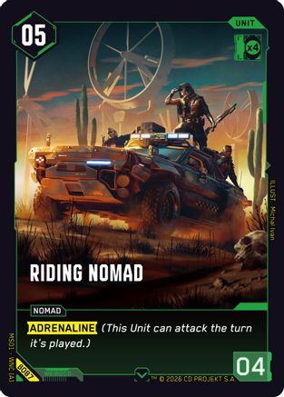 Riding Nomad (B087) - Welcome to Night City Beta