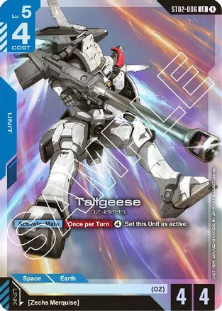 Tallgeese (ST02-006) - Starter Deck 02 Wings of Advance Holofoil