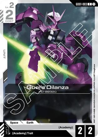 Guel's Dilanza (GD01-083) - Newtype Rising