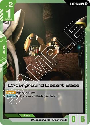 Underground Desert Base (GD01-126) - Newtype Rising