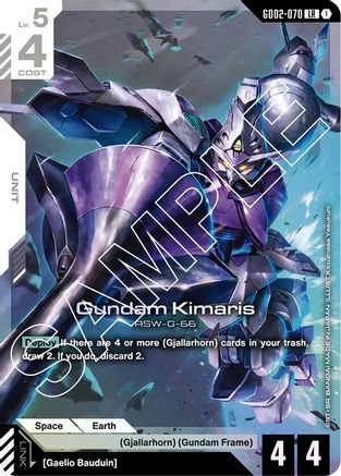 Gundam Kimaris (GD02-070) - Dual Impact Holofoil
