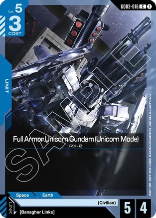 Full Armor Unicorn Gundam (Unicorn Mode) (GD03-016) - Steel Requiem