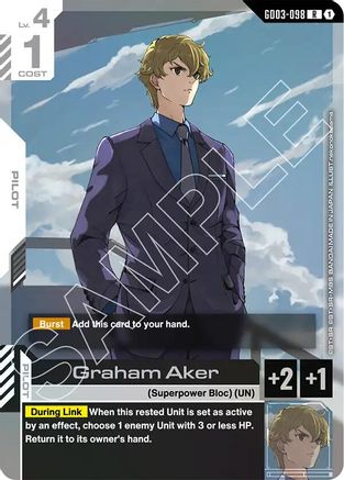 Graham Aker (GD03-098) - Steel Requiem Holofoil
